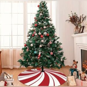 Christmas Peppermint Tree Skirt